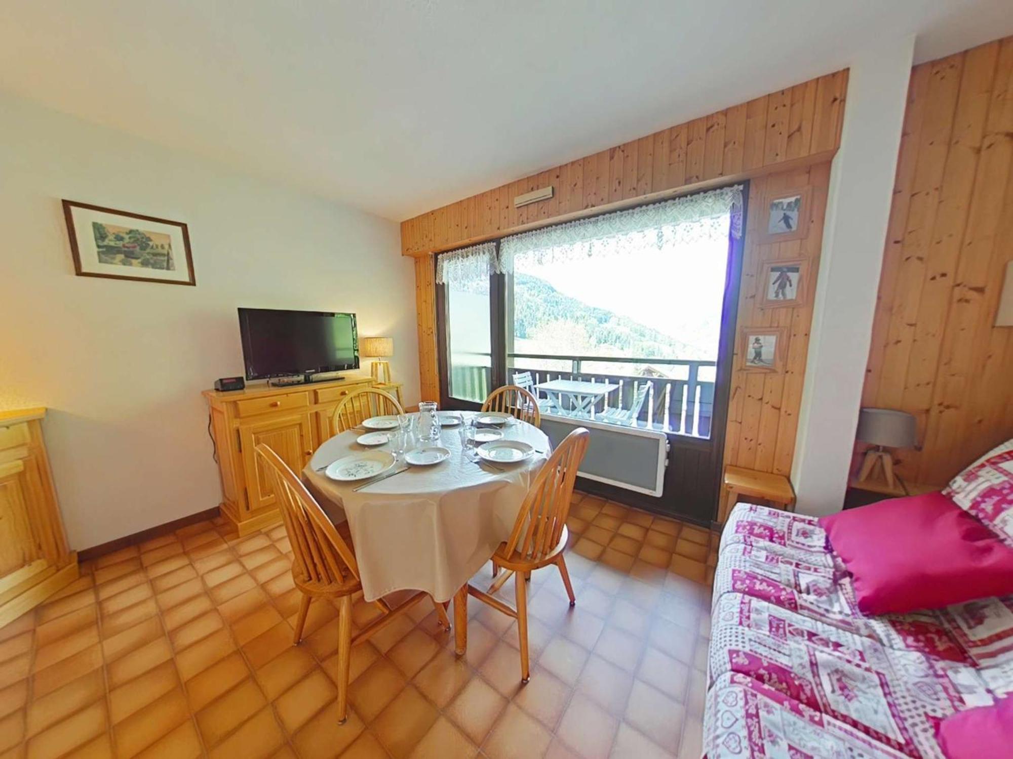 Appartement Cosy 5 Couchages Avec Balcon, Navette Au Pied, Garage Et Menage Inclus - Le Grand-Bornand - Fr-1-241-198 Ngoại thất bức ảnh